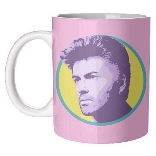 Mugs 'GEORGE - PINK' by DOLLY WOLFE