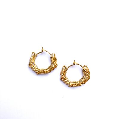 Rosalie small hoop earrings