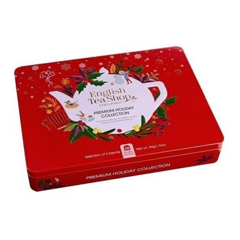 English Tea Shop - Collection de thés d'hiver dans une boîte en métal noble "Premium Holiday Collection" rouge, bio, 36 sachets de thé 5