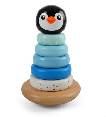 Magni - Tour d'empilage de pingouin, bleu 1