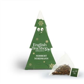 English Tea Shop - Sapin de Noël "Norbert Nordmann", BIO, 25 sachets pyramidaux (2 g chacun emballés individuellement, EAN 680275058960) 1