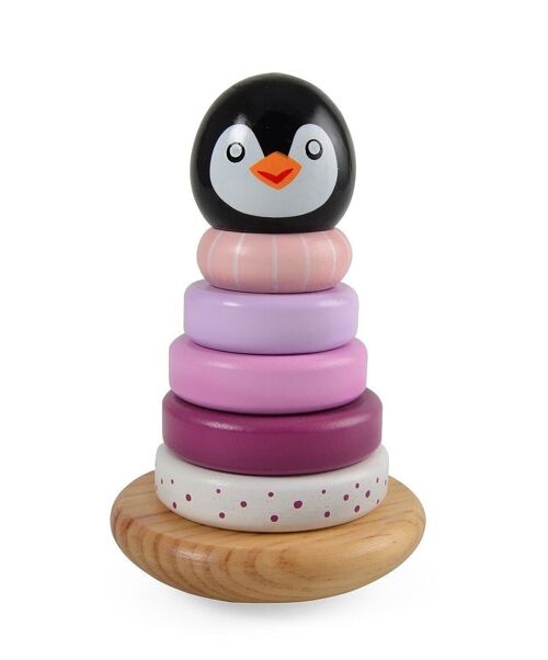 Magni - Penguin Stacking Tower, Pink