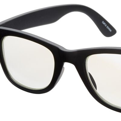 Computer Glasses - Screen Glasses - ISTANBUL BLUESHIELDS - Rubber Black