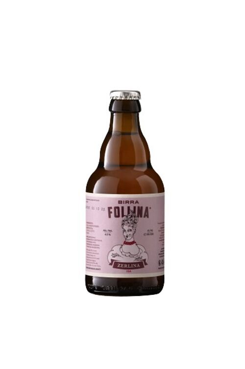 ZERLINA 33 cl - Italian Grape Ale - birra bionda rosata con aggiunta di mosto d'uva e sentori di frutto a bacca rossa