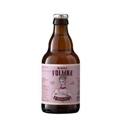 ZERLINA 33 cl - Italian Grape Ale - birra bionda rosata con aggiunta di mosto d'uva e sentori di frutto a bacca rossa