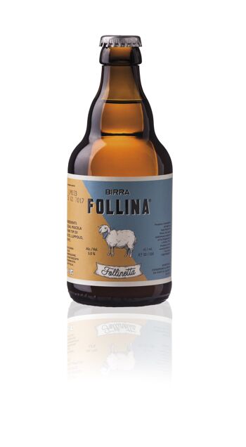 FOLLINETTA 33 cl - SAISON - bière blonde et légère avec un excellent équilibre malt-houblon, à l'apéritif et en repas...    un passe-partout ! 1