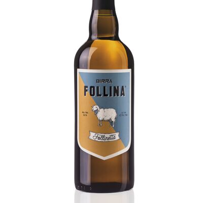 FOLLINETTA 75 cl - SAISON - blonde and light beer with excellent malt-hop balance, as an aperitif and as a meal...  a master key!