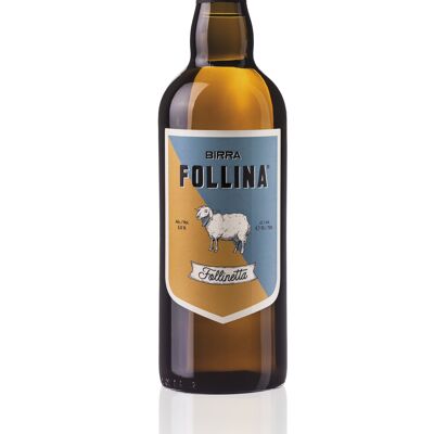 FOLLINETTA 75 cl - SAISON - blonde and light beer with excellent malt-hop balance, as an aperitif and as a meal...  a master key!