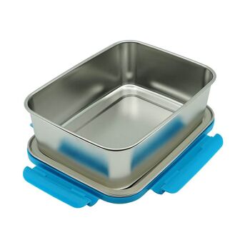 ECOtanka lunchBOX en acier inoxydable avec cadre de verrouillage (bleu) 3