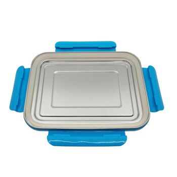 ECOtanka lunchBOX en acier inoxydable avec cadre de verrouillage (bleu) 4