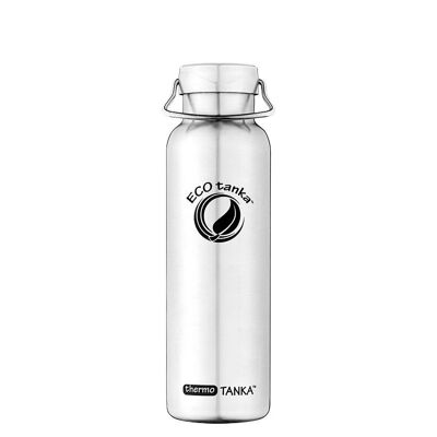 Bouteille thermos isolante en acier inoxydable thermoTANKA ™ de 0,6 l avec fermeture ondulée en acier inoxydable