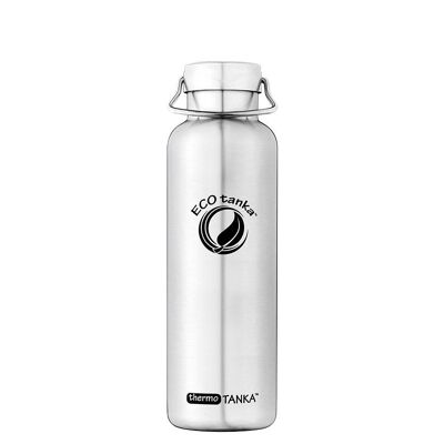 Bouteille thermos isolante en acier inoxydable thermoTANKA ™ de 0,8 l avec fermeture ondulée en acier inoxydable