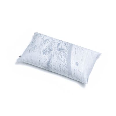 SNOW - cuscino imbottito con buccia di grano saraceno - 50x30 cm