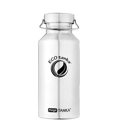 2.0l megaTANKA stainless steel drinking bottle with stainless steel cap