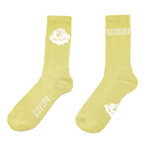 IPML SPONGE SOCKS LIME