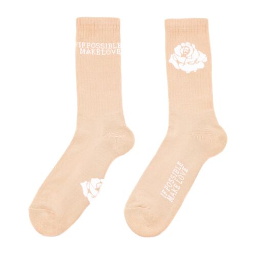 IPML SPONGE SOCKS PEACH