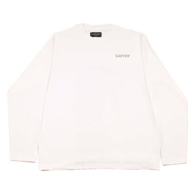 LONG SLEEVES T-SHIRT WHITE c/o GIUSEPPE GHIRO