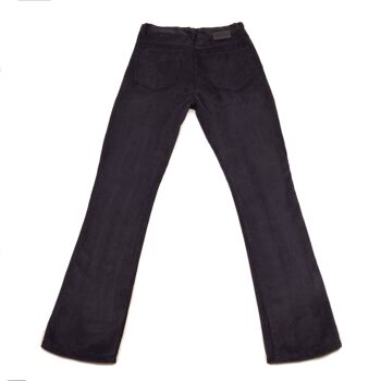 Pantalon noir en velours 2