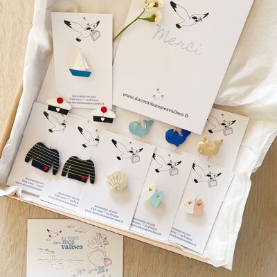 Discovery pack - marine collection brooches