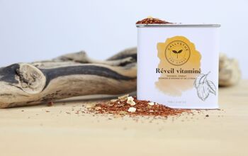 Réveil vitaminé Boite métal carrée 3