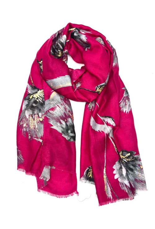 HH-34 foulards brillant fuschia