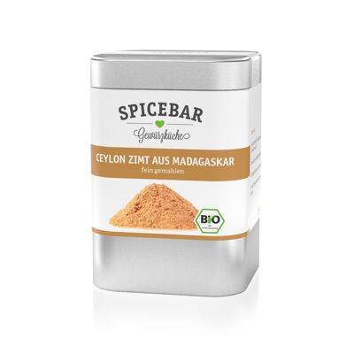 Ceylon cinnamon from Madagascar, powder, organic