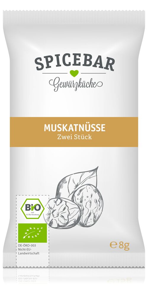 XS-Muskatnüsse, bio