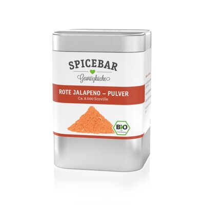 Chile jalapeño, rojo, en polvo, orgánico