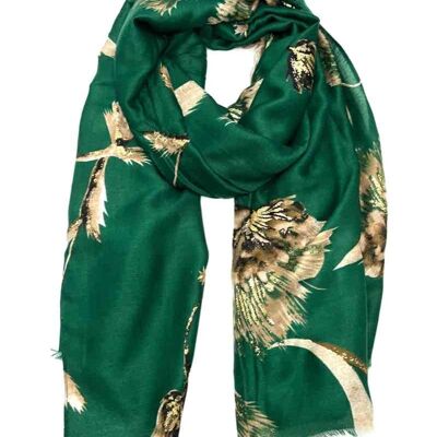 HH-34 bright green scarves