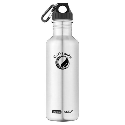 1,0l trekkaTANKA™ Edelstahl Trinkflasche mit Poly-Loop-Verschluss