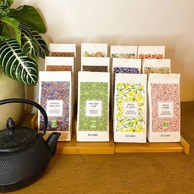 Pack 2x12 variedades de tés e infusiones ecológicos (2 sobres granel/variedad)