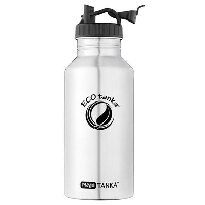 2.0l megaTANKA stainless steel drinking bottle with poly-loop closure