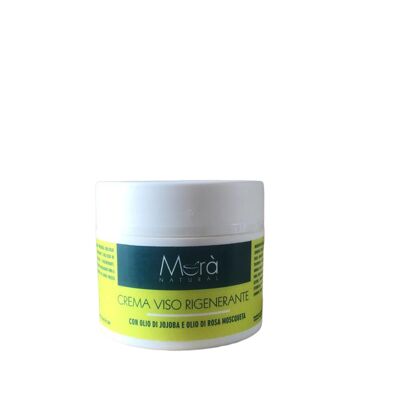 Crème nutritive à l'huile de jojoba et de rose musulmane Morà naturale - vase 50ml