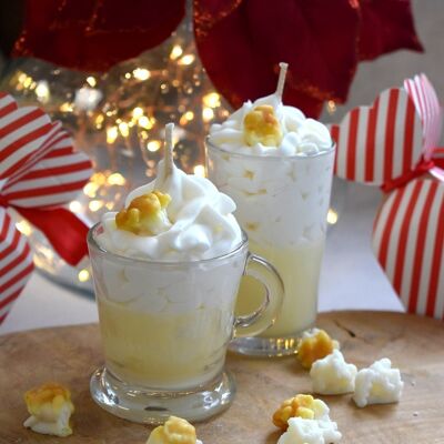 Cup candle 80 gr Popcorn