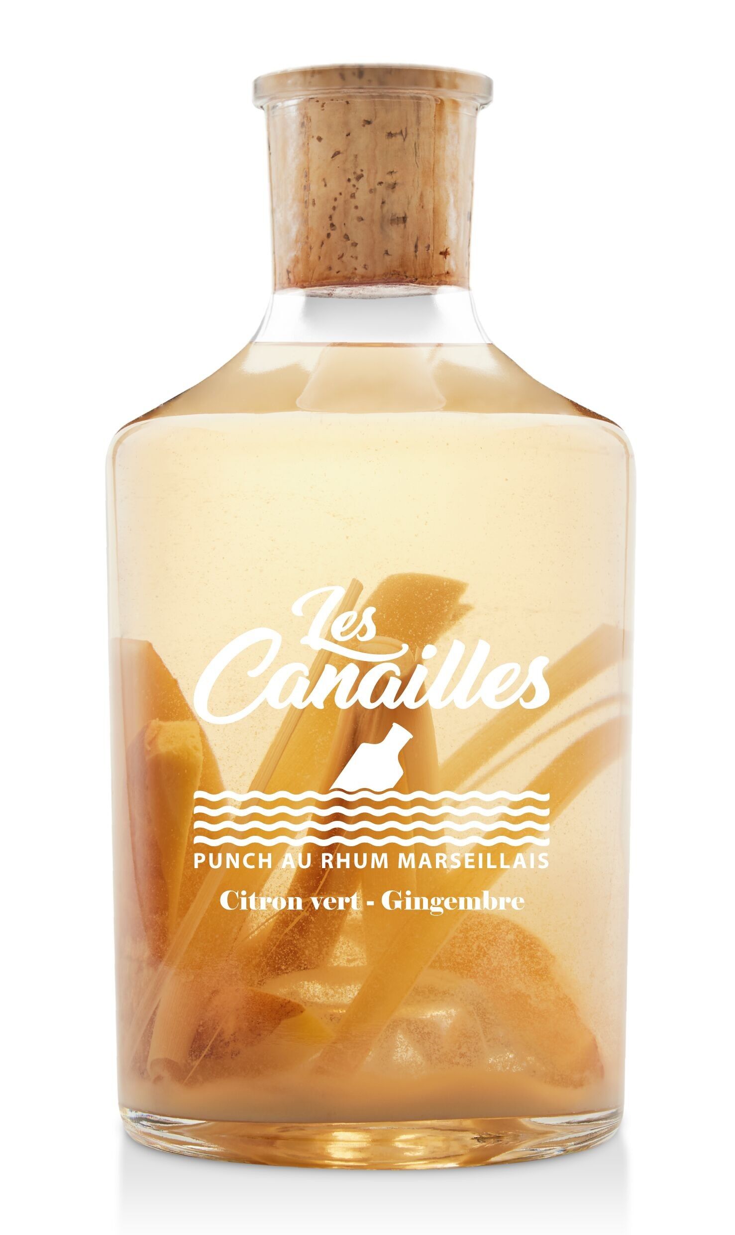 arrangierter Rum Lime Ginger 32° + 1 Box