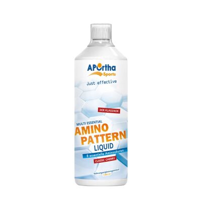 APortha Sports Multi essential Amino Pattern Líquido - Cereza Clásica - 1.000 ml