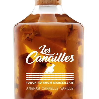 arrangierter Rum Ananas Zimt Vanille 32° + 1 Box