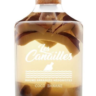 rhum arrrangé Coco Banane 32° + 1 coffret