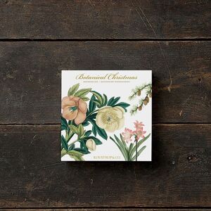 Porte-cartes carré - Botanical Christmas 8 cartes avec enveloppes
