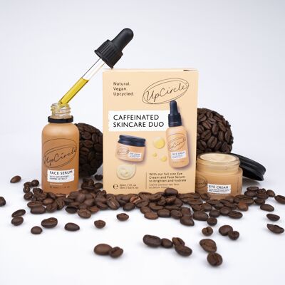 Eco Friendly Vegan & Wellbeing Gift - Caffeinated Skincare Duo