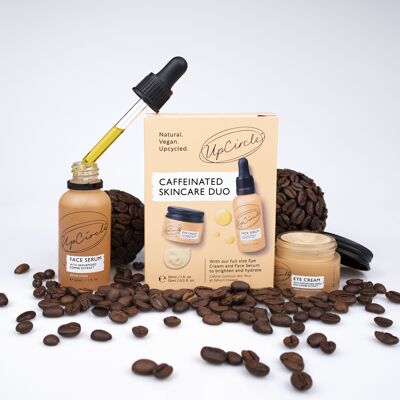 Eco Friendly Vegan & Wellbeing Gift - Caffeinated Skincare Duo