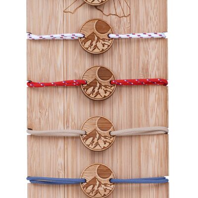 L'ALPIN medallion bracelet (Display 5 colors)