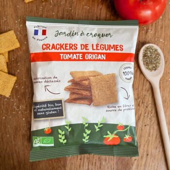 Crackers de légumes bio - Tomate Origan 70g 1