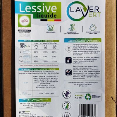 Lessive liquide naturelle - 10L