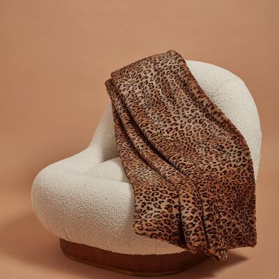 Brady Blanket Leopard - 50x60