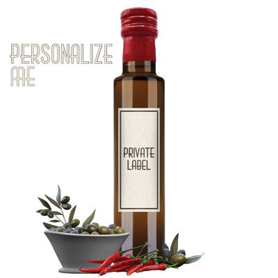 PRIVATE LABEL Huile d'olive aromatisée - 0,25 L I