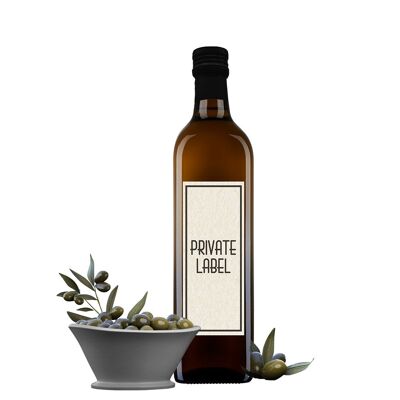 Olio di oliva 100% Italiano - PRIVATE LABEL - 0,50 L
