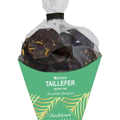 PALAIS DES DOUCEURS COLLECTION - DARK CHOCOLATE PASSION FRUIT - LYCHIE IN CONE 150G
