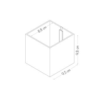 Cube Magnétique 9,8 cm, Rouge, Organisateur de Cuisine, Porte-Outils 5