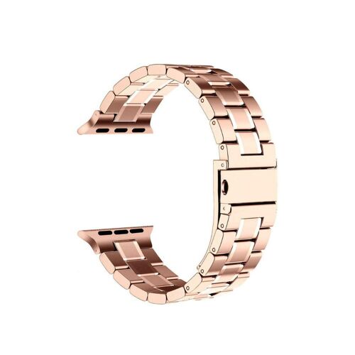 Stainless Steel Rose Gold Apple Watch Strap